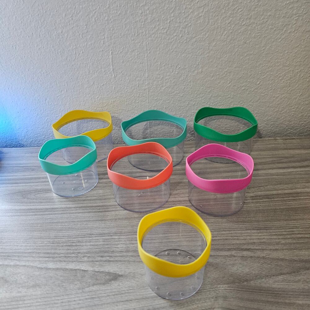 Lovevery Nesting Stacking Drip Drop Cups from Target 7 piece Play Montessori
